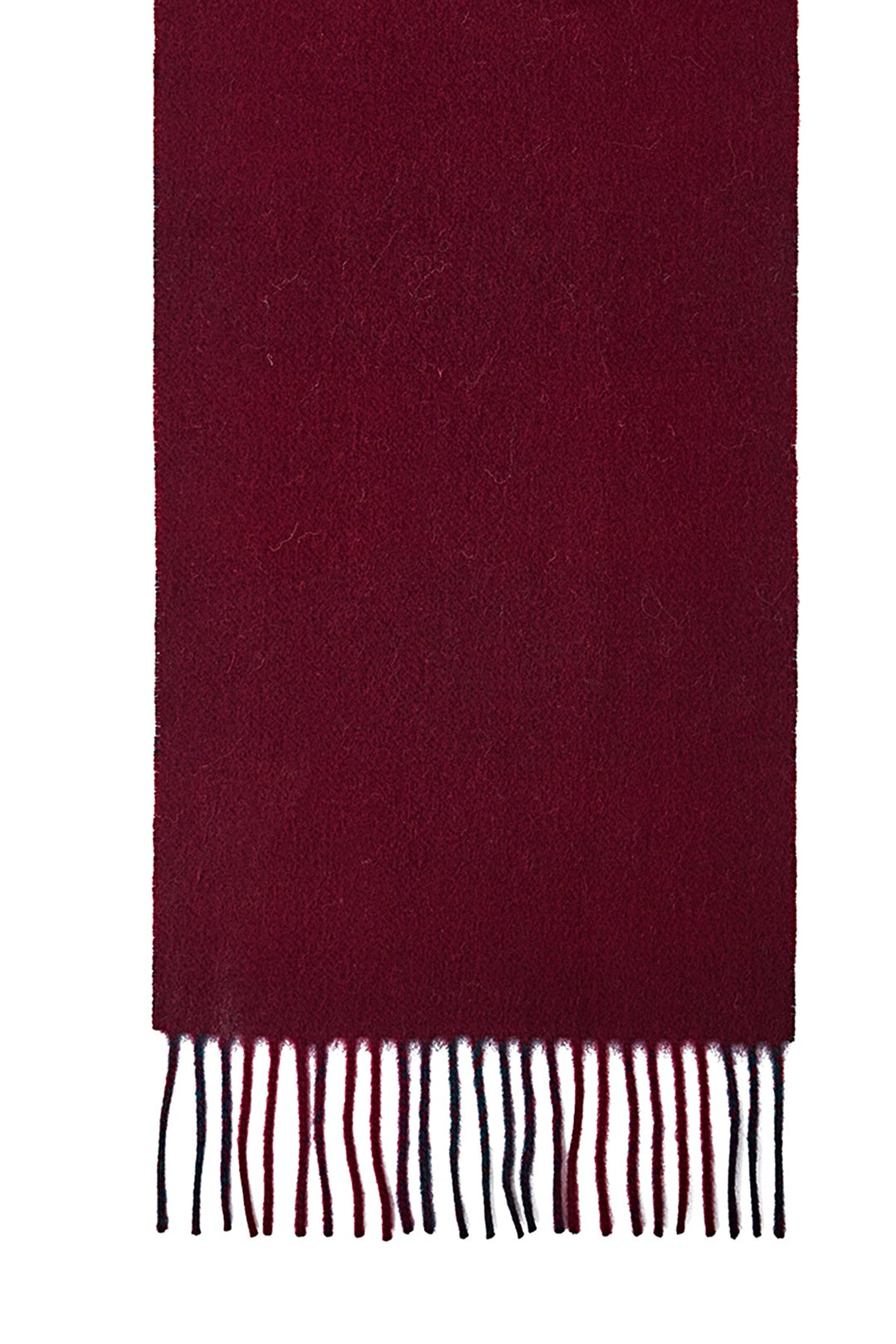 Reversible Scarf Lindsay Burgundy 100% Pure Lambswool - Small Size