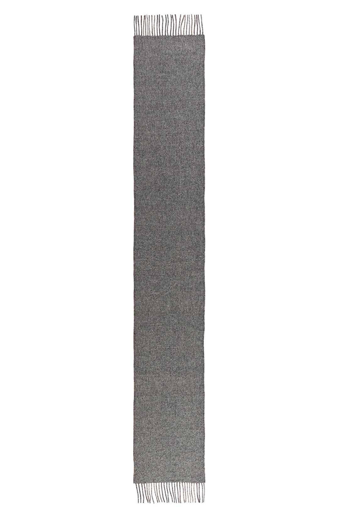 Reversible Scarf MacKellar Dark Grey 100% Pure Lambswool - Small Size