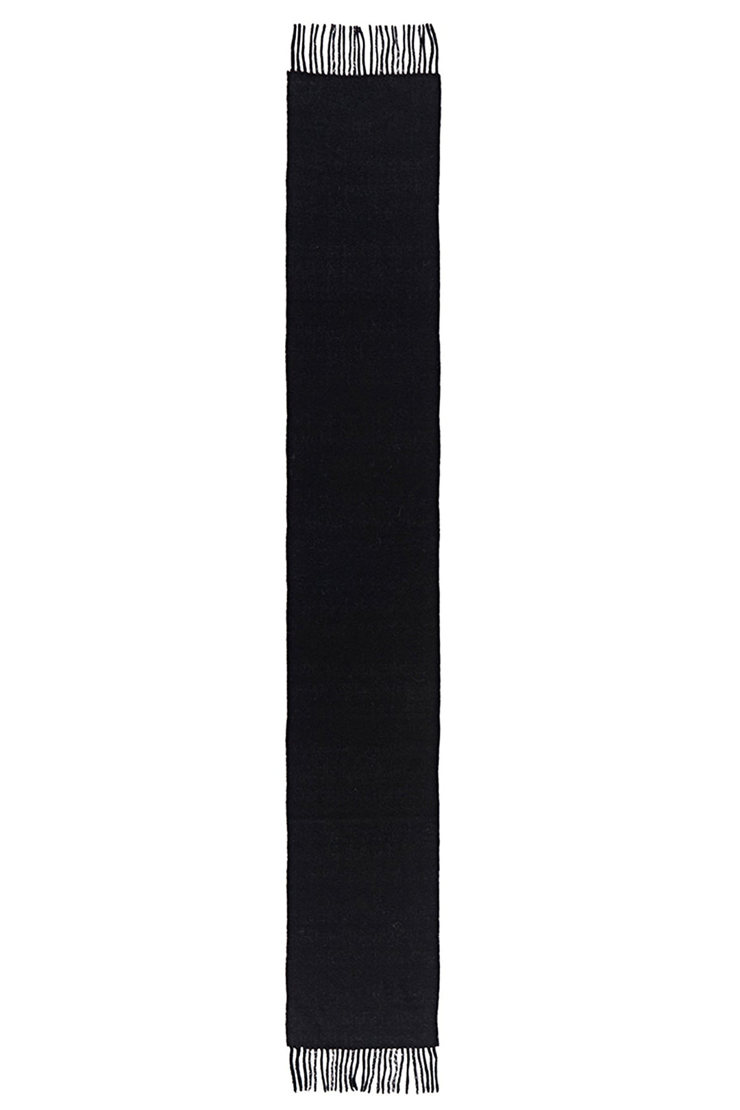 Reversible Scarf Menzies Black 100% Pure Lambswool - Small Size