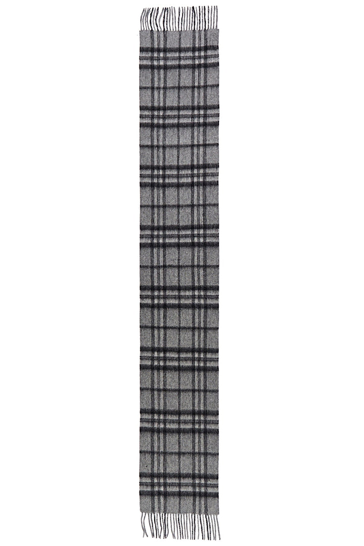 Scarf 100% Pure  wool Scottish Design Thomson Grey  Reversible - Small Size