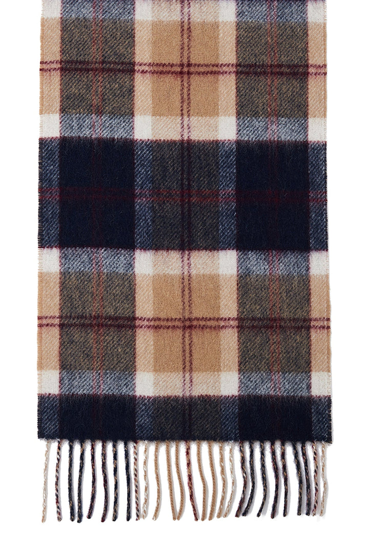 Reversible Scarf Bannockbane Navy 100% Pure Lambswool - Small Size