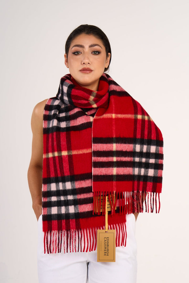 Luxury Designer Red Scarf