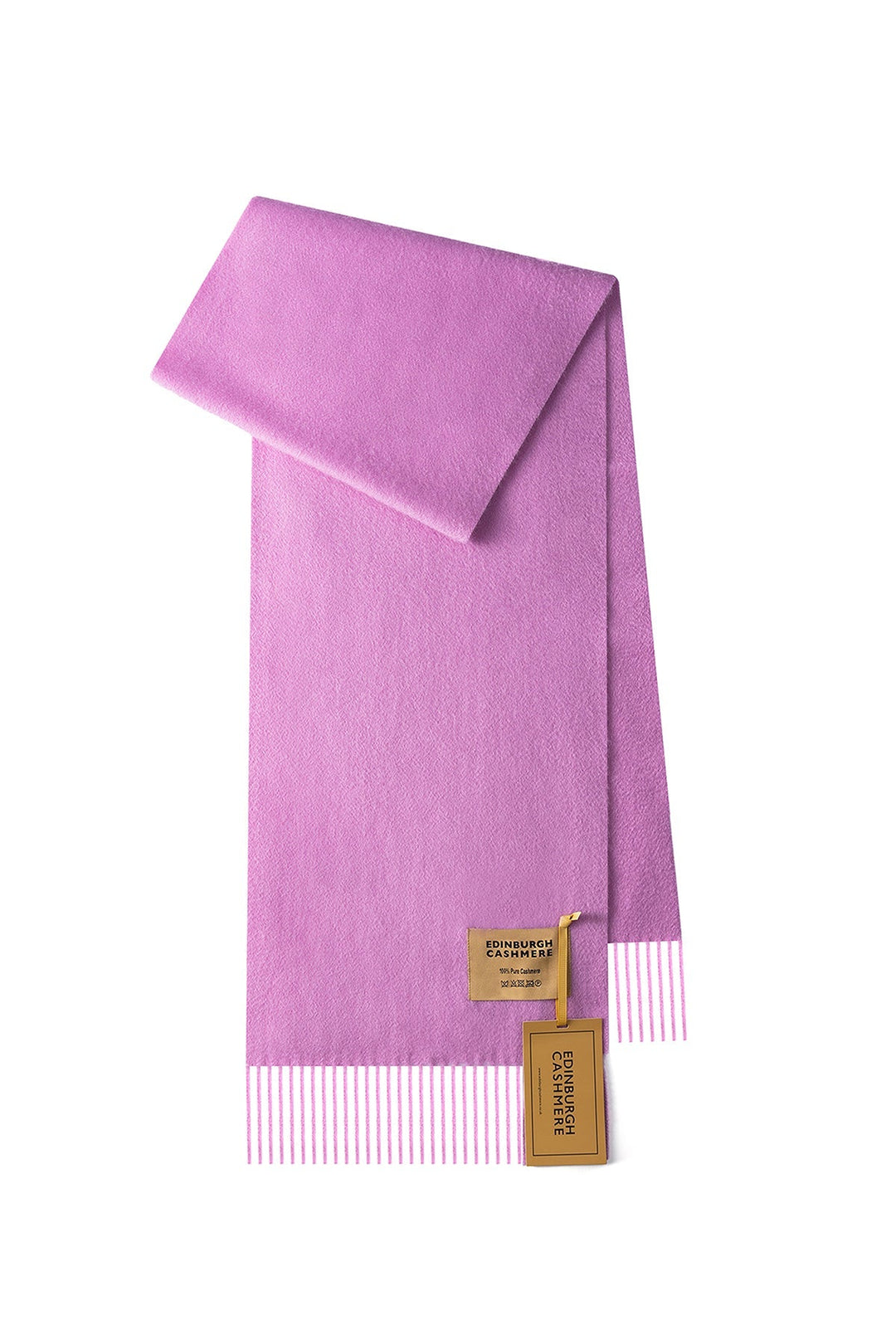 100% Pure Cashmere Scarf Dark Pink - Small Size