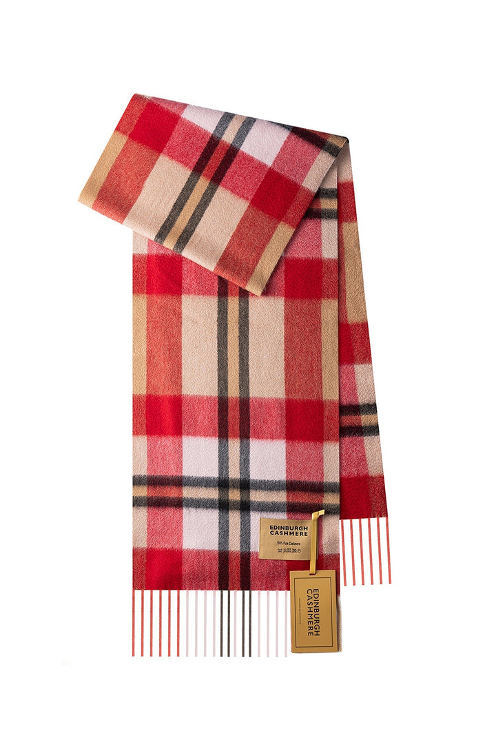 DC Scott Cashmere Scarf Red - Small Size