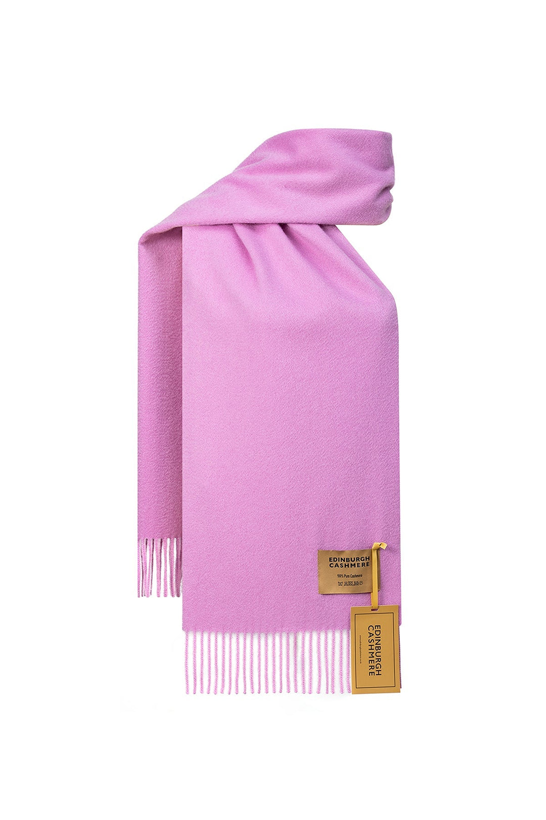 100% Pure Cashmere Scarf Dark Pink - Small Size