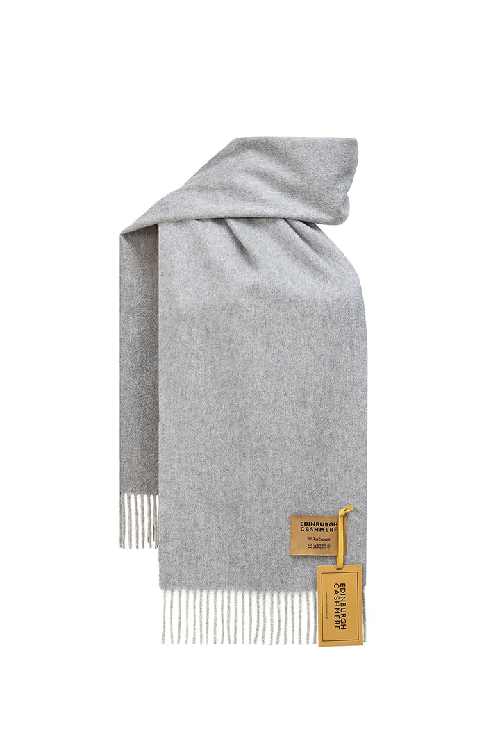 100% Pure Cashmere Scarf Grey