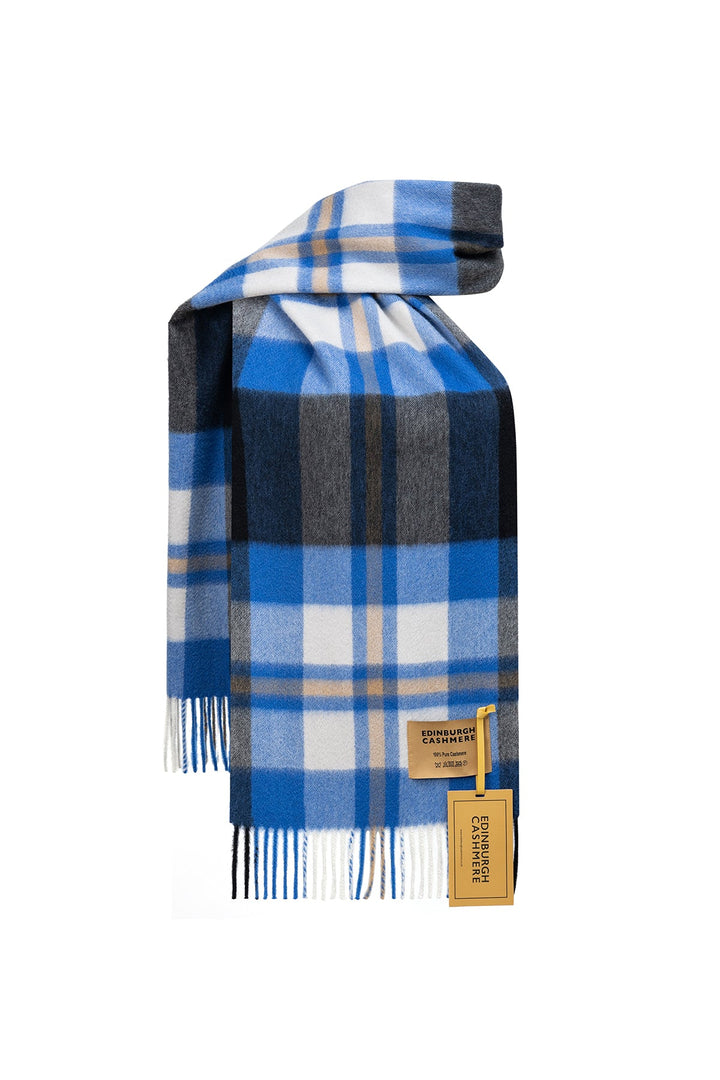 Men DC Scott Cashmere Scarf Blue/Black
