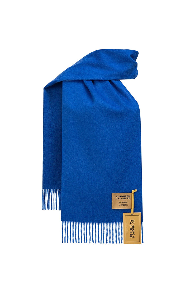 100% Pure Cashmere Scarf Dark Blue - Small Size