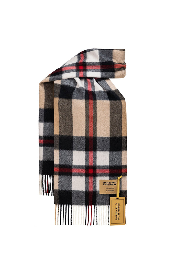 DC Scott Cashmere Scarf Camel - Small Size