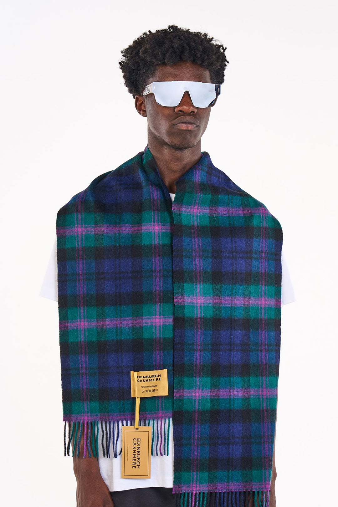 Clan Scarf Baird Tartan 100% Pure Lambswool - Small Size