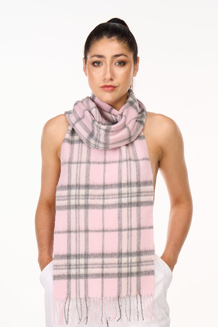Scarf 100% Pure Lambswool Scottish Design Pink