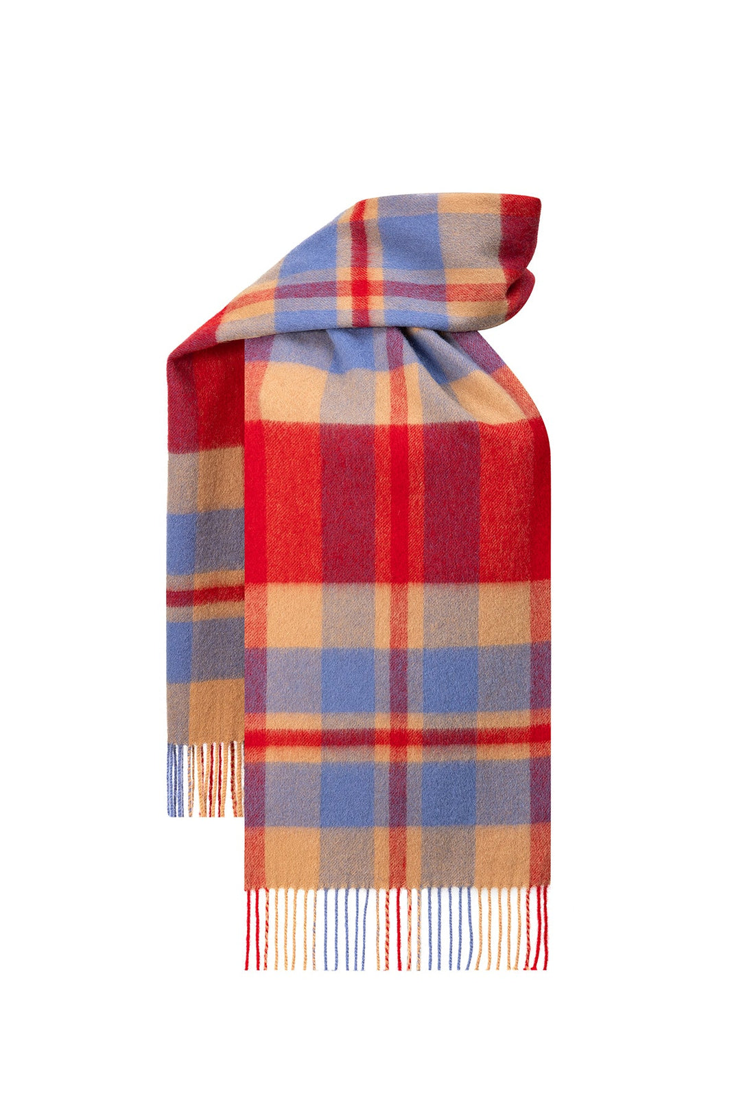 Scott Cashmere Scarf Exclusive Design Red DC Scott