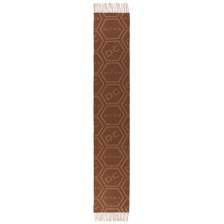 DC Monogram Camel Scarf 100% Pure Lambswool