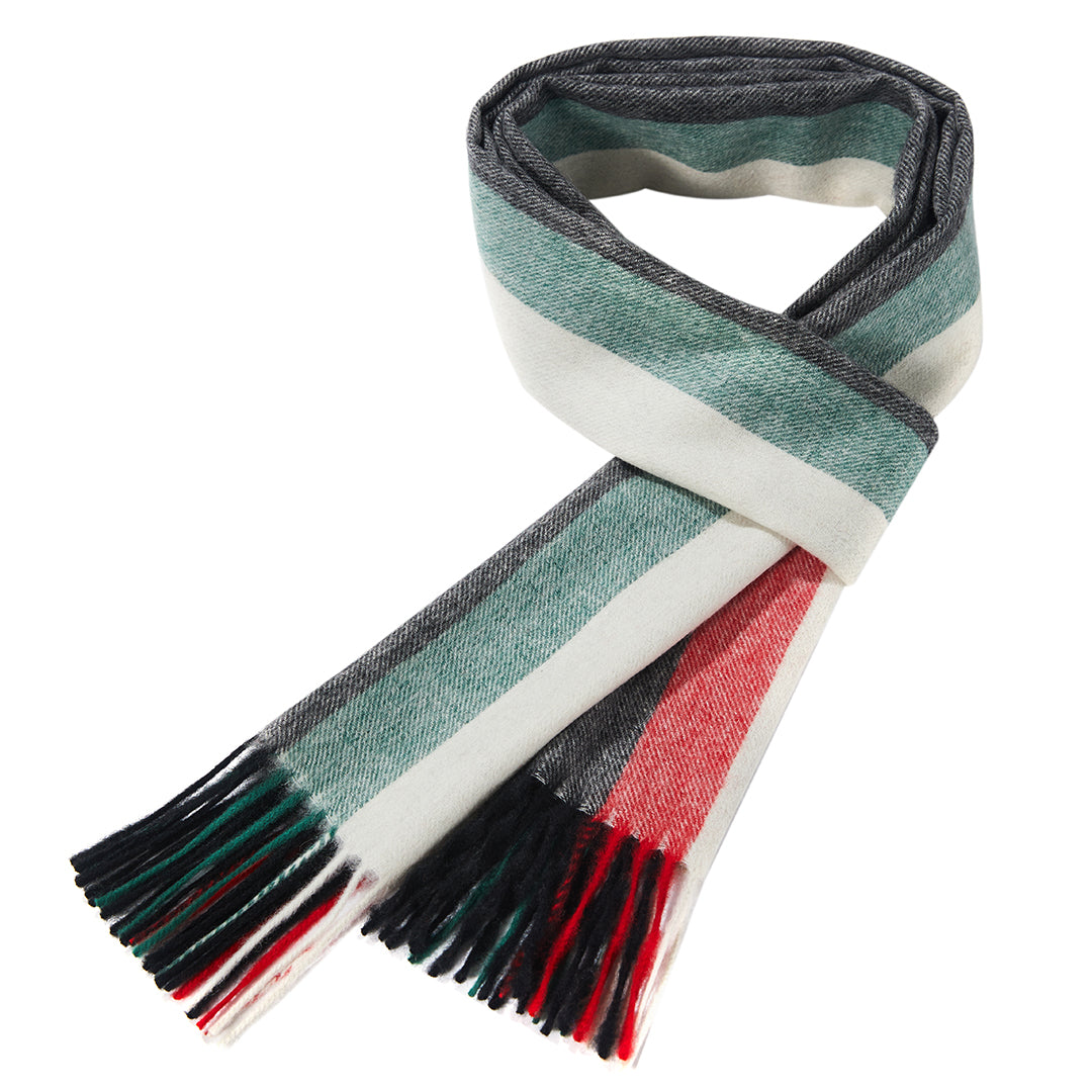 Designer Scarf Milano Grey Scarf 100% Pure wool