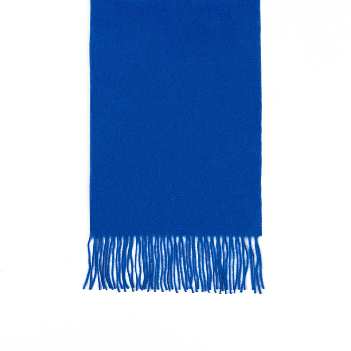 Scarf Plain Dark Blue 100% Pure Lambswool