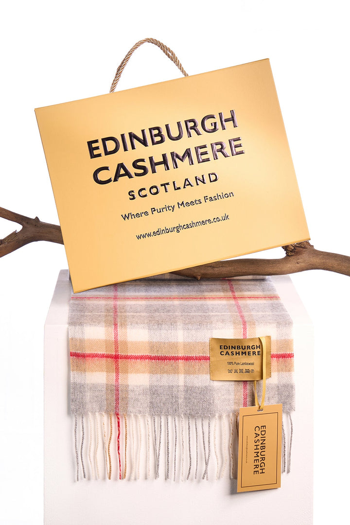 Edinburgh Lambswool Exclusive Iconic Design Tartan Scarf