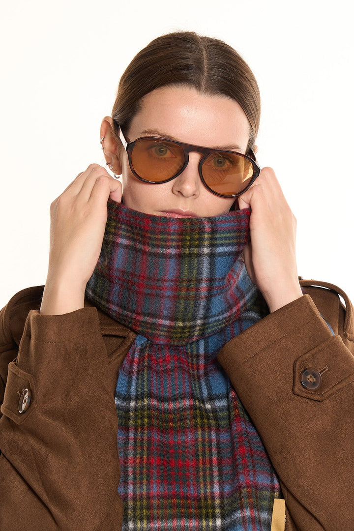 100% Pure Cashmere Scarf Design Anderson Tartan