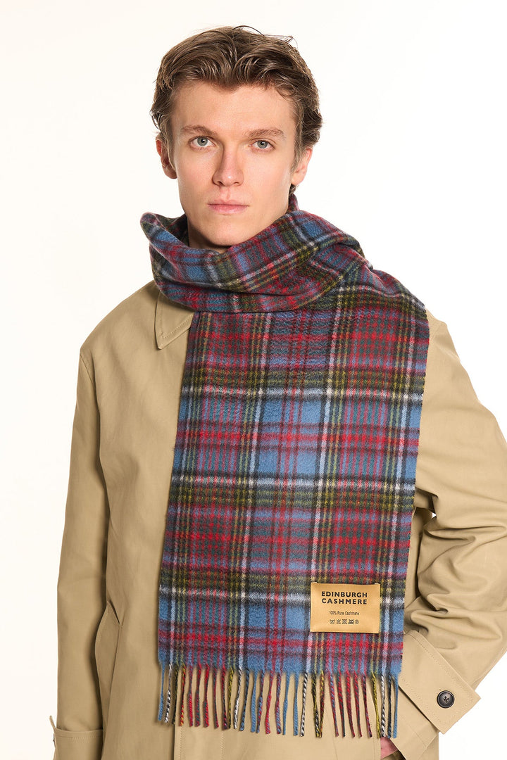 100% Pure Cashmere Scarf Design Anderson Tartan