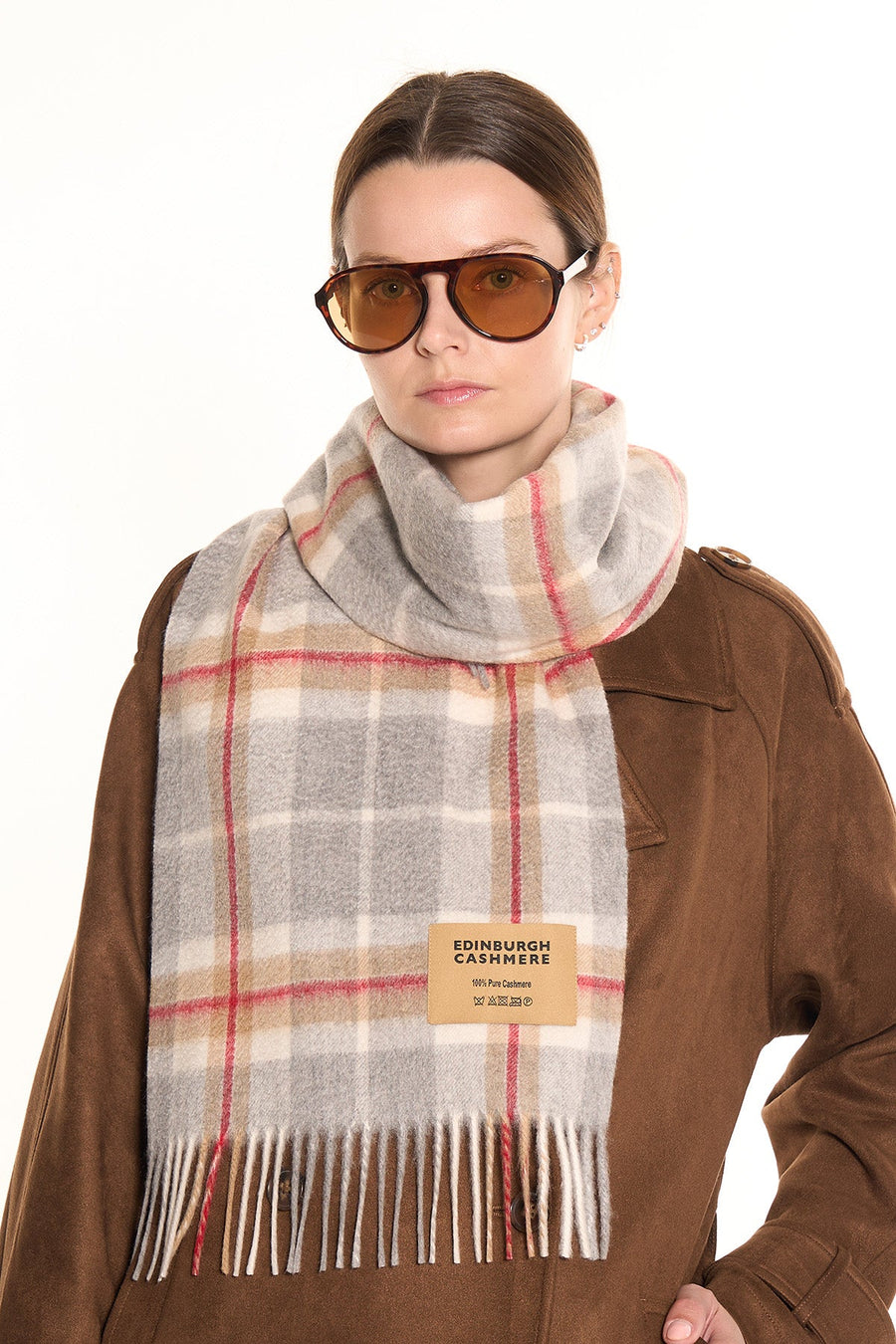 Cashmere Scarf Thomson Grey
