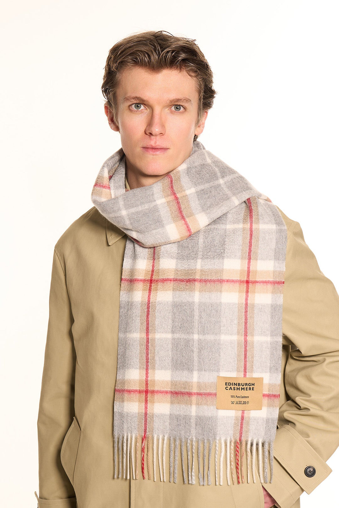 Cashmere Scarf Thomson Grey