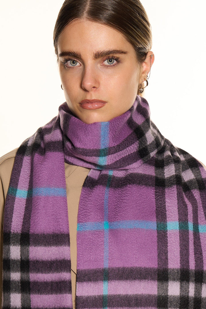 Cashmere Designer Scarf Iconic DC Classic - Small Size