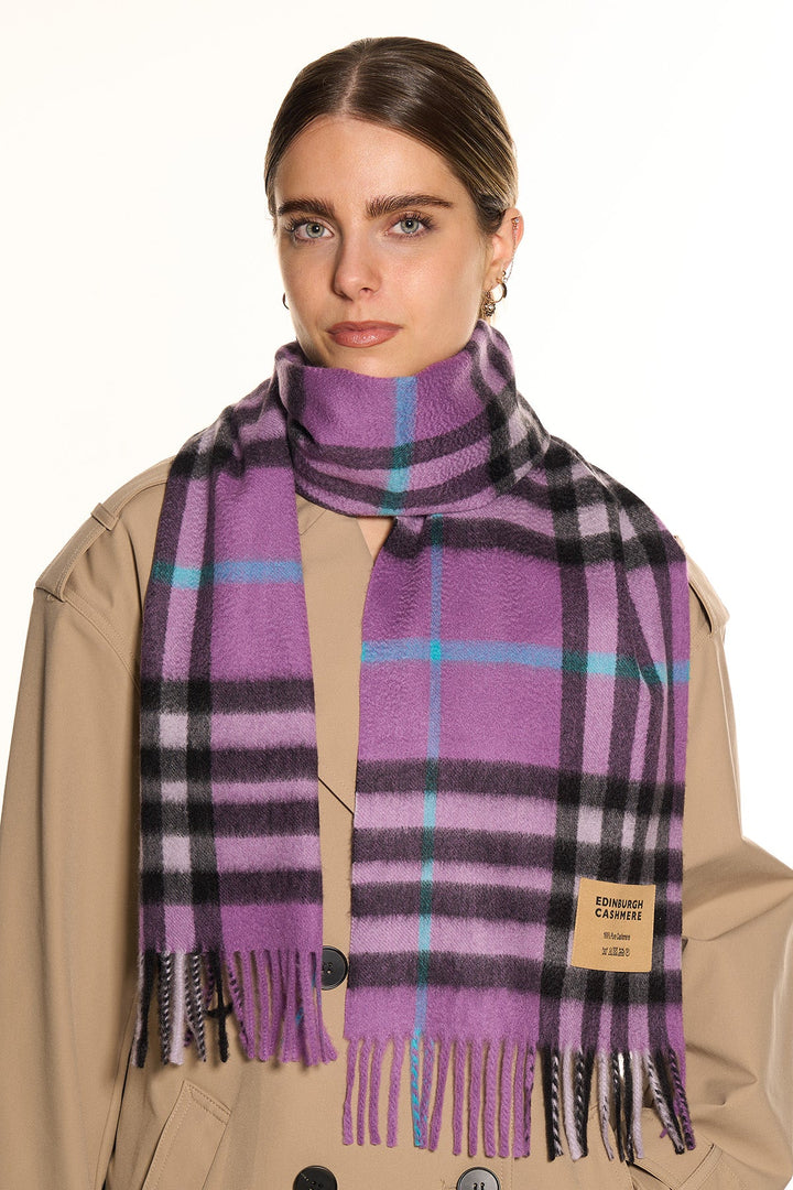 Cashmere Designer Scarf Iconic DC Classic - Small Size