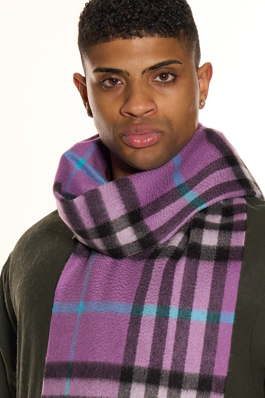 Cashmere Designer Scarf Iconic DC Classic - Small Size