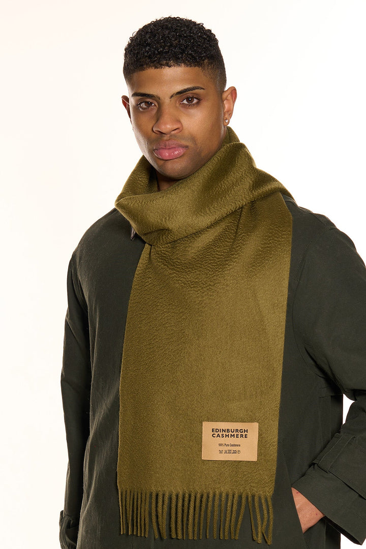DC Scott Cashmere Scarf Green - Small Size