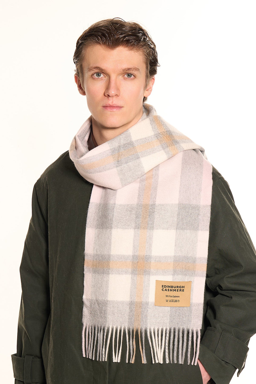 DC Scott Cashmere Scarf Pink