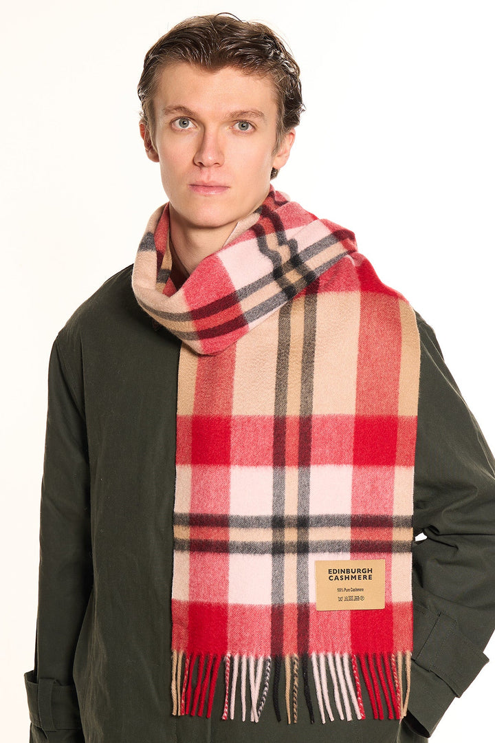 DC Scott Cashmere Scarf Red