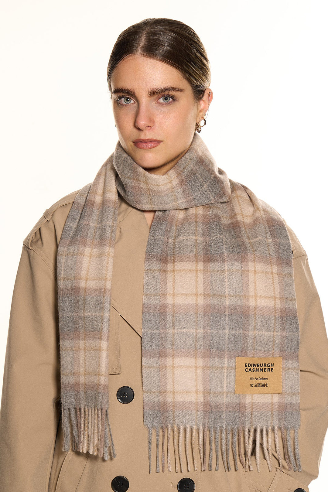 MacKellar Scarf 100% Pure Cashmere - Small Size