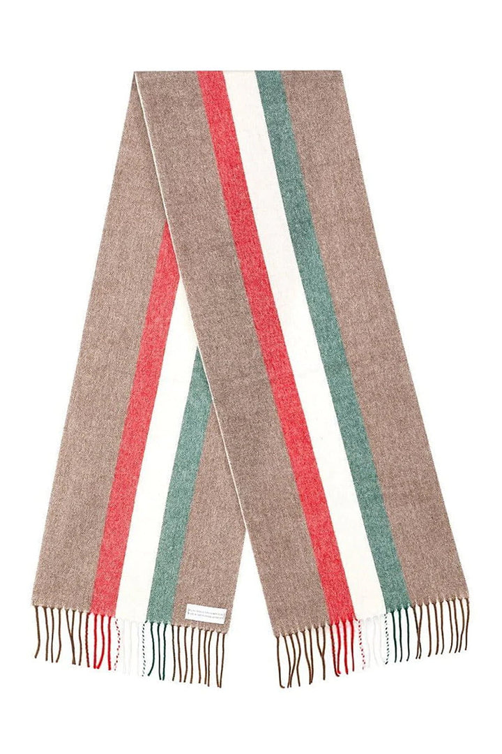 Exclusive Designer Scarf Milano Beige scarf 100% Pure Lambs wool