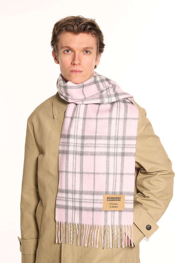 100% Pure Cashmere Scarf Thomson Pink